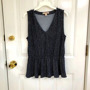 Banana republic peplum tank